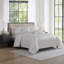 Ensemble d'édredon en jacquard gris 5 pièces Tahari Home Marguerite-103551758
