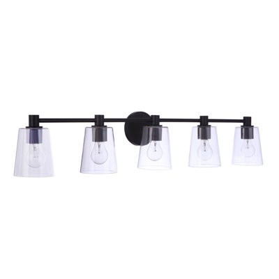 Éclairage pour meuble-lavabo à 5 lumières Boatright