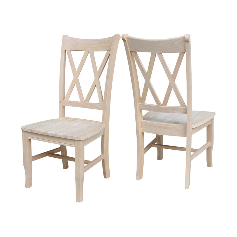 Chaise d'appoint en bois massif Maner