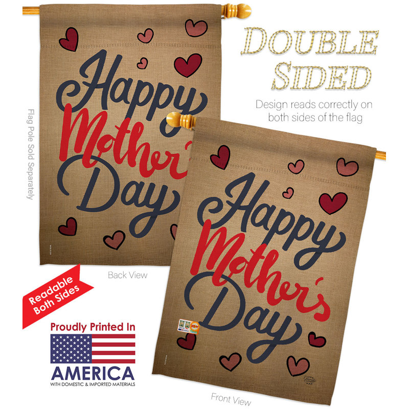 Double Sided Polyester Mother's Day