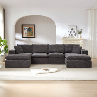 Chenille Cloud Sofa, Freely Combinable