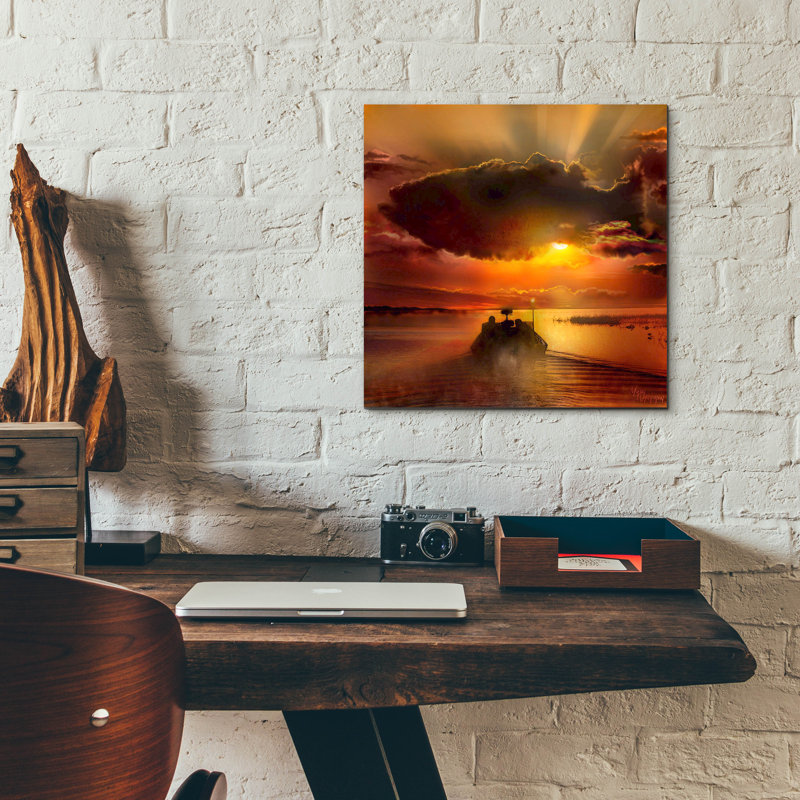 Art mural épique «The Morning Bite» par Murray Henderson, verre acrylique, H 12 po x l 12 po x P 0,13 po