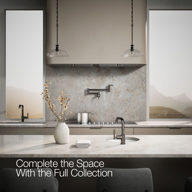 Purist® Bar Faucet with Accessories, Titanium
