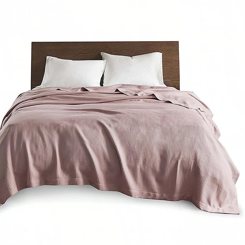 Couverture, Rose, Lit simple