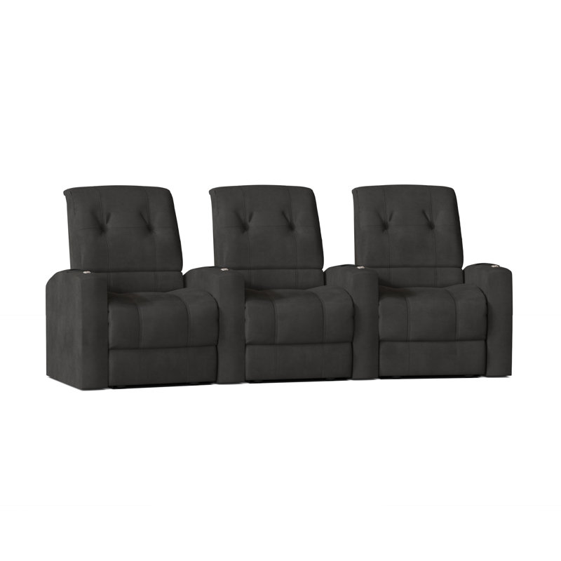 Sièges de rangée de cinéma (rangée de 3), Java Smartsuede, Électrique