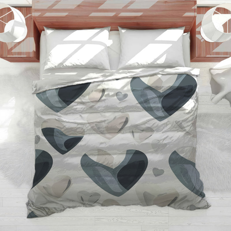 Édredon romantique Hearts Bedding Cottage, Édredon simple