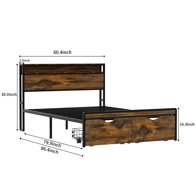 Rodanthe Iron Piece Bedroom Set