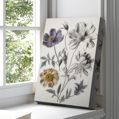 Floral CCXLV Gallery Wrapped Canvas - Ready To Hang