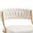 Christal 2 Piece Tufted Velvet Curved Weaved Back with Metal Legs Side Dining Chair Set-1350105847