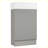 Modern Bathroom Vanity Cabinet with Two-tier Shelf-104981890