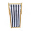 Chaise longue pliante Populus Wood Blue Stripe