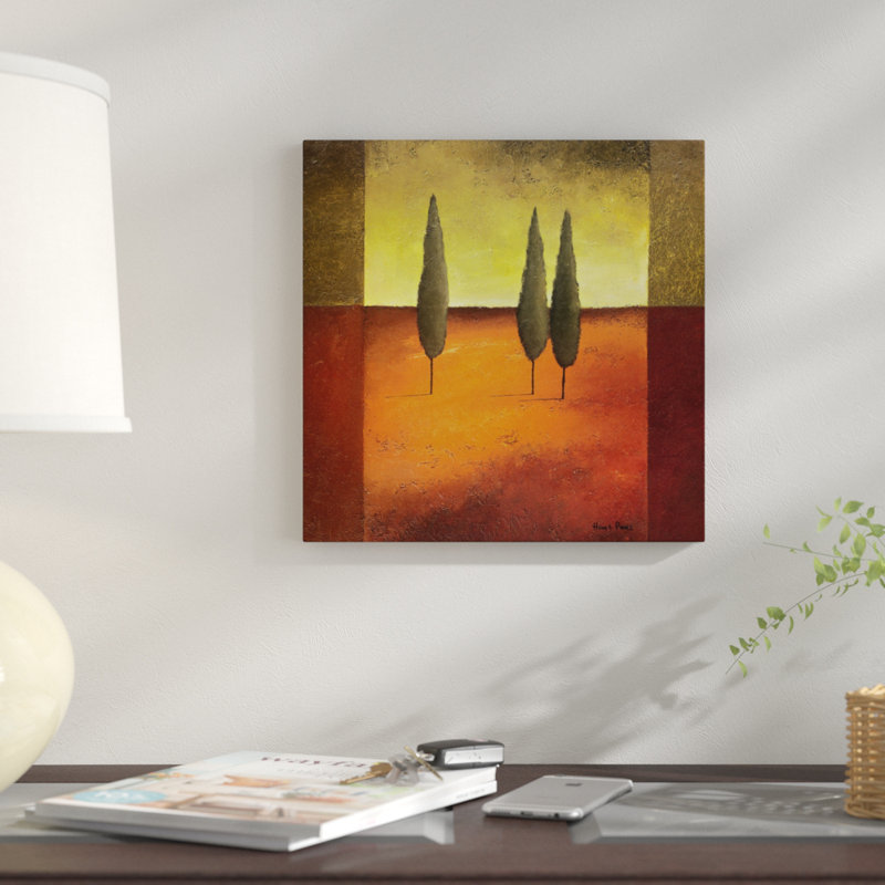 «Trees IV», reproduction sur toile, H 12 po x l 12 po x P 0,75 po, Toile tendue, Pas de tapis