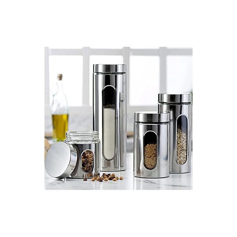 Pot - ensemble de 4, Argent