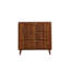 Ensemble de 2 commodes cannelées 3 tiroirs