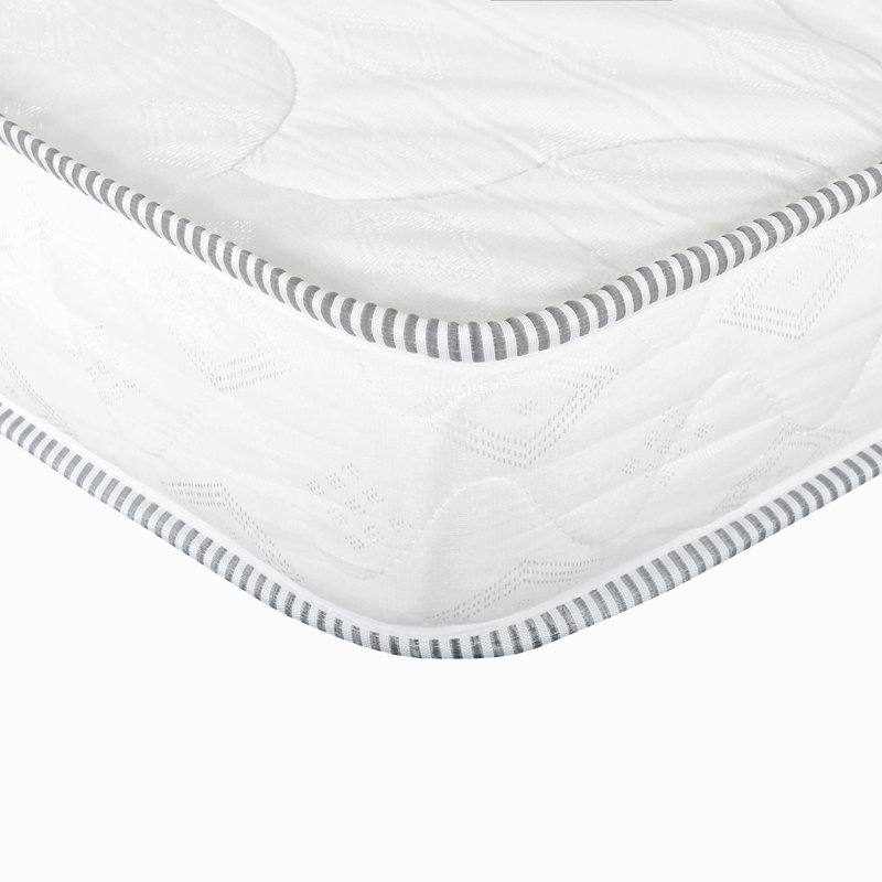 Matelas réversible en mousse pour lit simple, 15 cm d'épaisseur, livré dans une boîte, matelassé double face, blanc