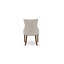 Friona Parson Dining Chairs - Button Tufted Nailhead Trim Doeskin Linen Fabric Upholstered Chairs, Set of 2, Mahogany-556177878-556177879