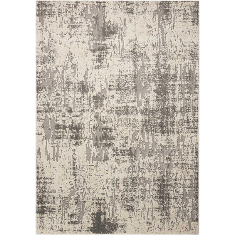 Gleam Area Rug in Ivory/Gray, Rectangle 9'3" x 12'9"