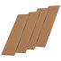 4pcs x 23.6" x 94" 3d Acoustic/ Soundproof Wood Slat Wall Paneling, Light Brown Sound Absorbing Panel for Ceiling and Wall(4 Pack/ 61.63 sq.ft.)