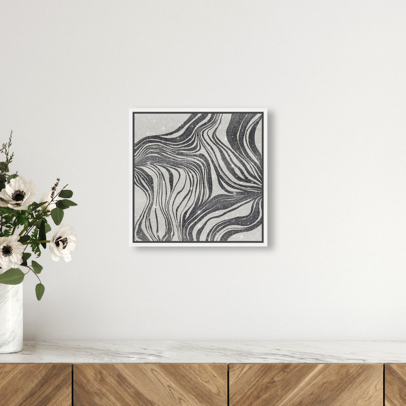 Emotional II Print by Oliver Gal, 13"H x 13"W, White Floater Frame
