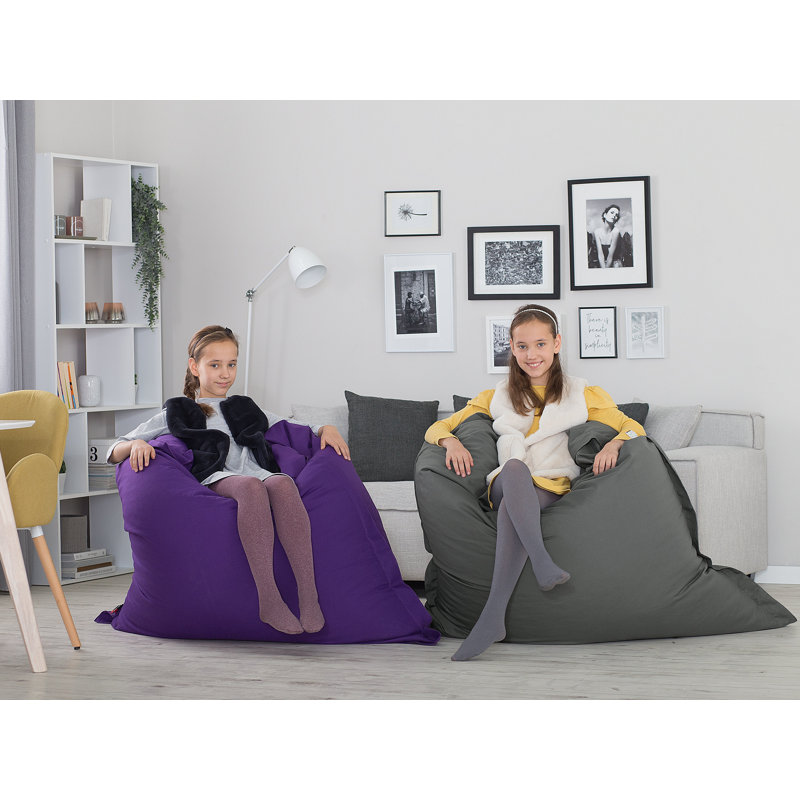 Classic Polyester Refillable Classic Bean Bag, Violet