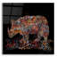 Art mural en verre Winston Porter «Vintage Rhino» par Carol Cavalaris-84092905