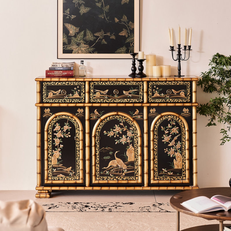 Table de buffet 59 po de largeur, H 43,31 po x l 47,24 po x P 14,96 po