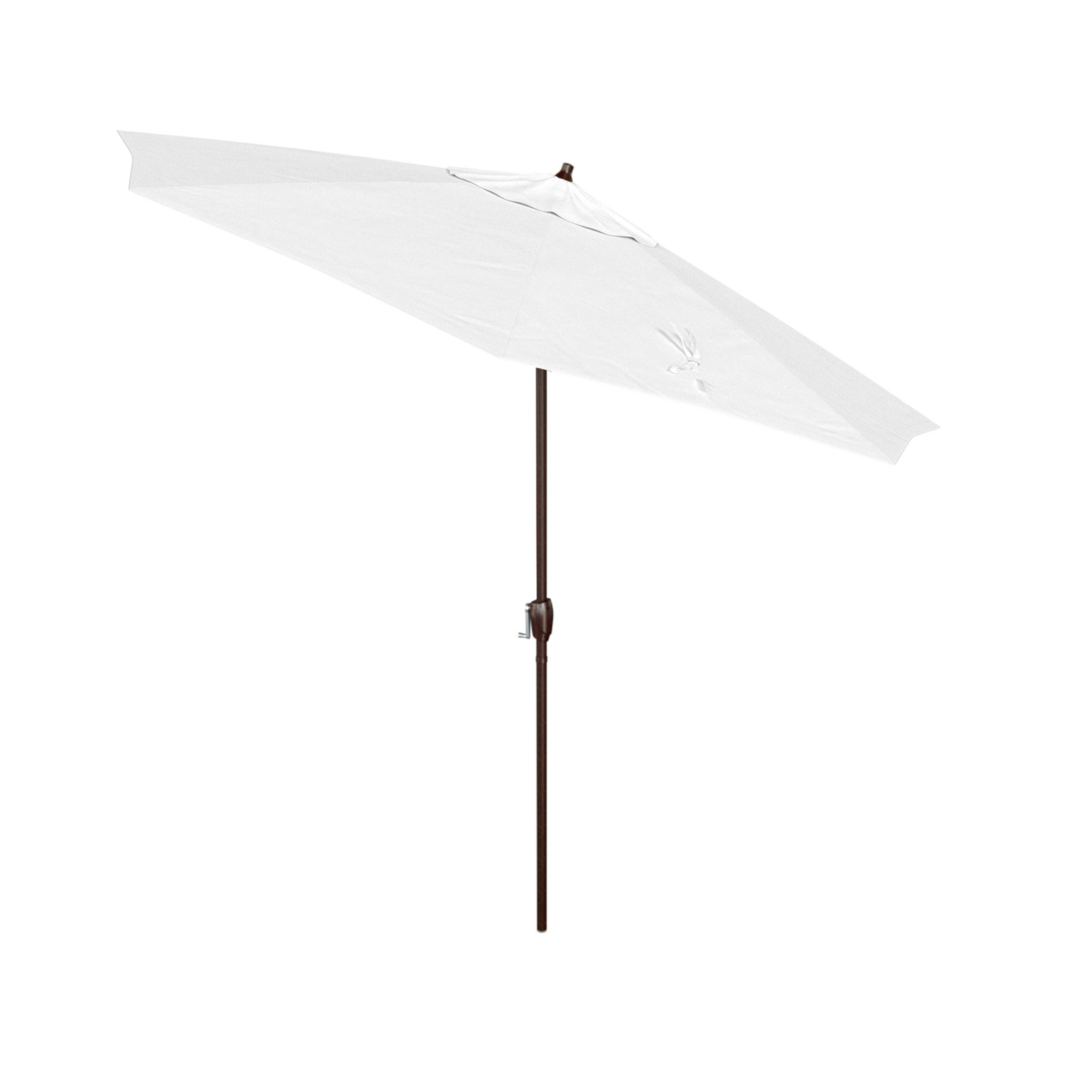 Stevie 108'' Outdoor Umbrella, White - Olefin