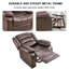 Fauteuil inclinable manuel moderne en similicuir respirant-973264640