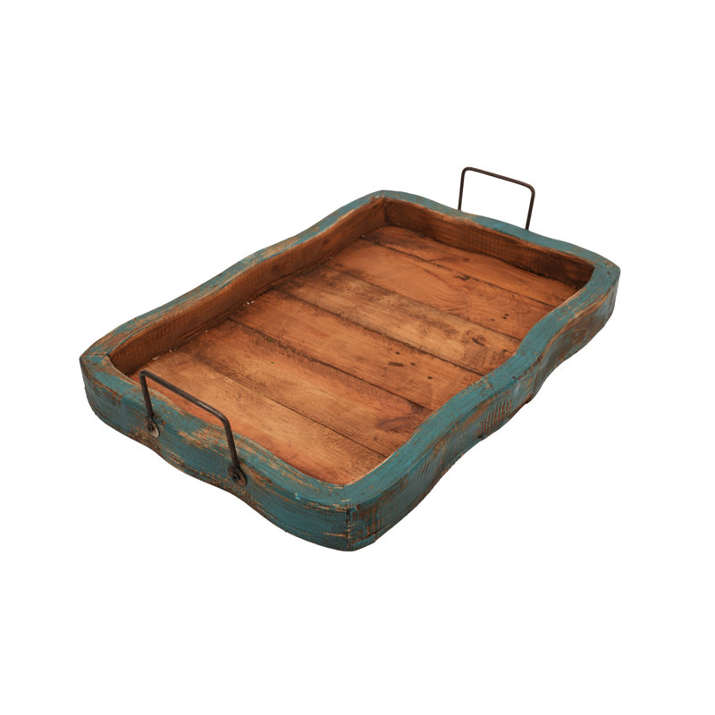 Plateau de service Glenrock, Brun / turquoise