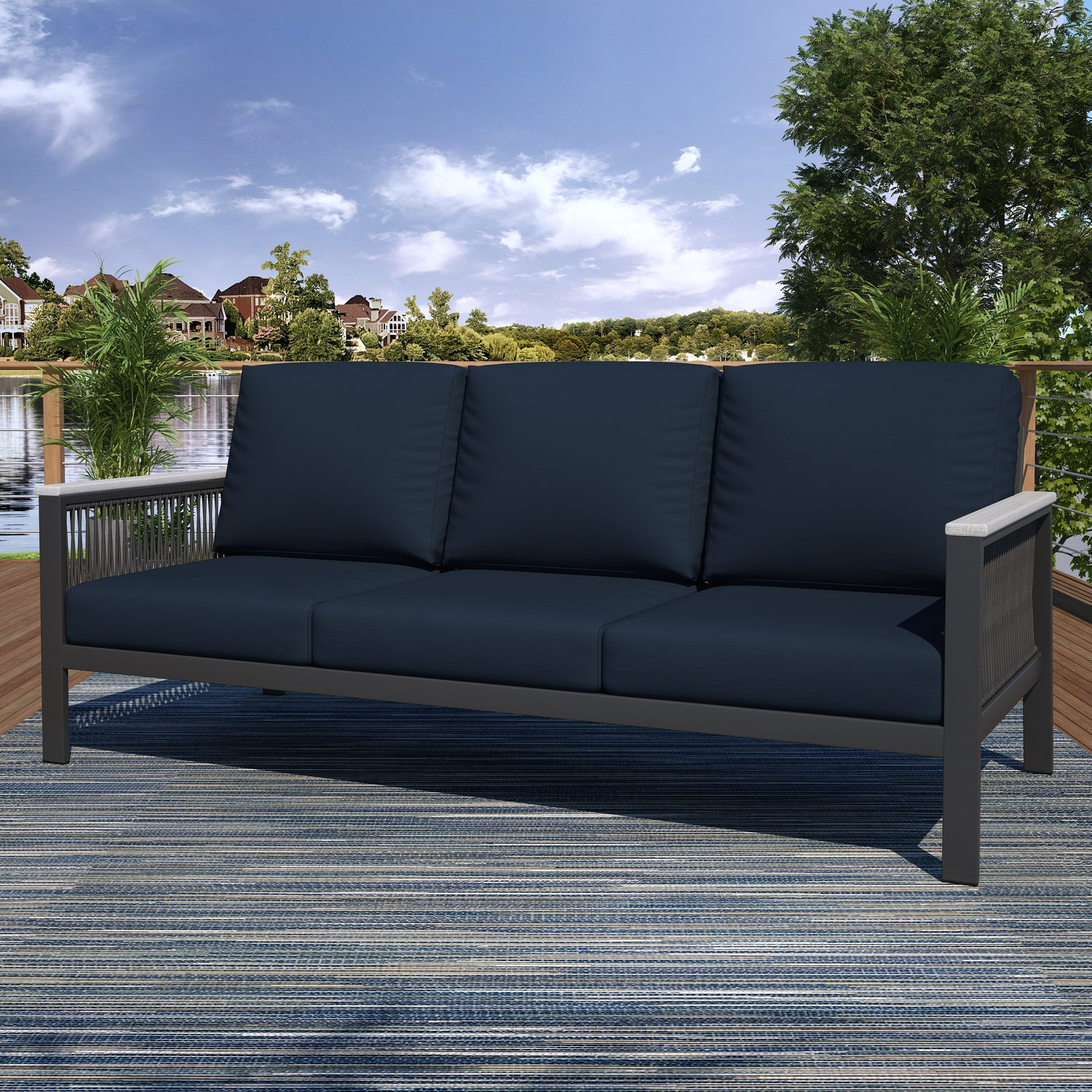 Townsend Patio Seating Group, Canvas Navy Sunbrella® Canvas