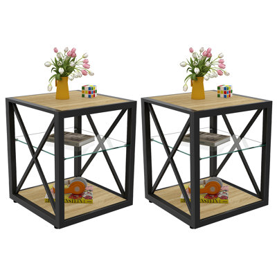 Nightstand For Bedroom, End Table For Living Room