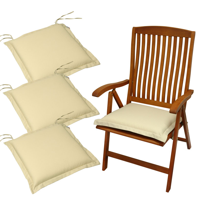 Premium Dining Chair Cushion, Cream
