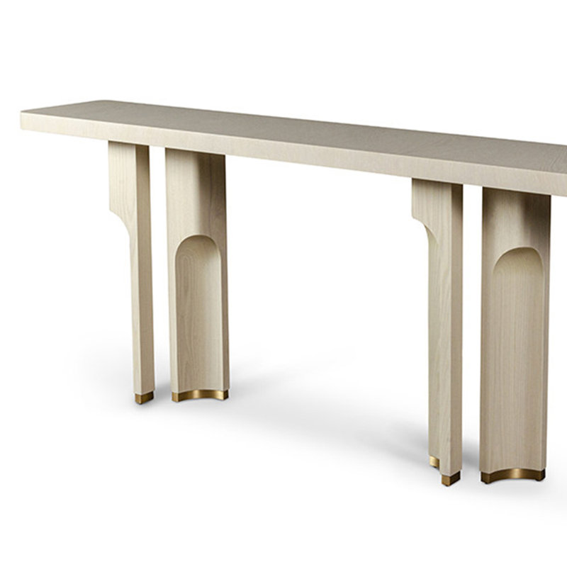 Console de hall d'entrée moderne et minimaliste, H 33,5 po x l 47,2 po x P 15,7 po