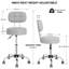 Tabouret de laboratoire à hauteur ajustable-66825747