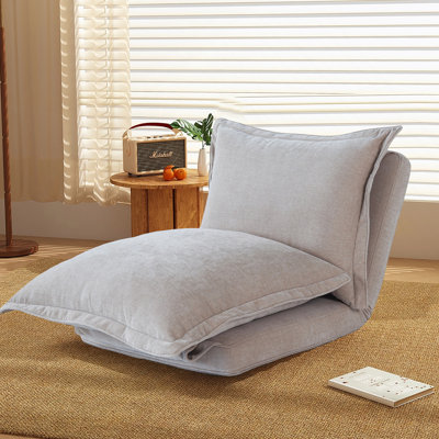 Fauteuil convertible convertible: canapé-lit polyvalent avec dossier réglable, coussins, idéal pour les espaces compacts et les moments de détente