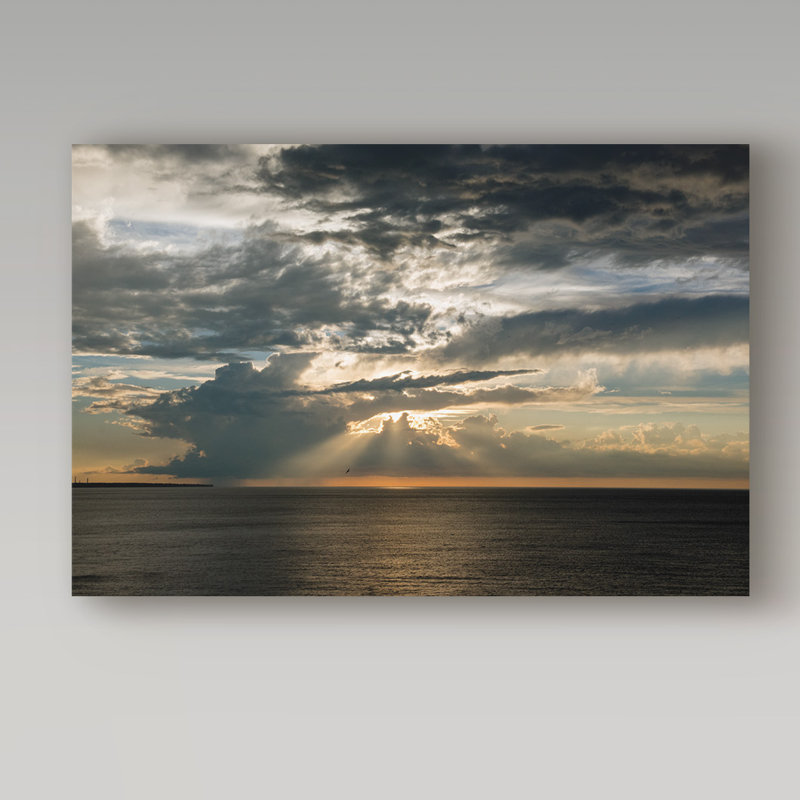 Cattima «Heavenly Great Lake Sunset», reproduction de photo sur toile tendue, H 22 po x l 32 po x P 2 po