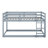 Wooden Floor Bunk Bed With Ladder-124552722