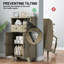 Armoire de cuisine Dornisha H 41,3 po avec 2 tiroirs, armoire de rangement à 2 portes et tablettes réglables (ensemble de 2)-1519906075