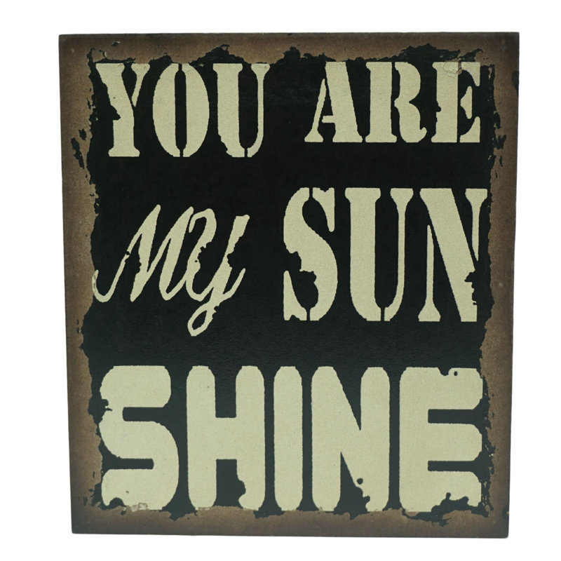 Décoration murale «You Are My Sunshine»