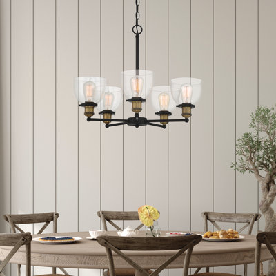 Lustre classique/traditionnel ombré 5 lumières Thirza