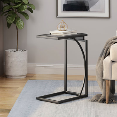 METAL END TABLE