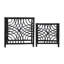 Swirl Glass Nesting End Table-718724695