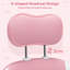 Fauteuil d'ordinateur ergonomique pour enfant avec appui-tête et repose-pieds réglables-281387255