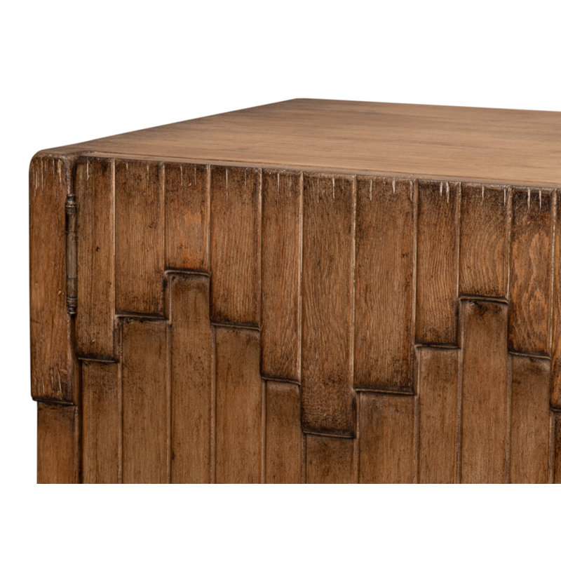 Aztec 80'' W Solid Wood Sideboard, Brown