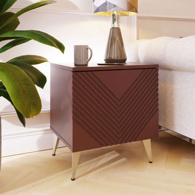 AVA Side Table with Storage 