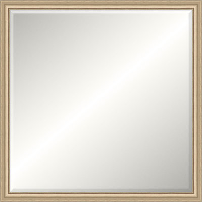 Chamblee Solid Wood Beveled Mirror