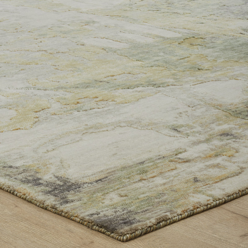 Wool Area Rug, Rectangle 5' x 7'