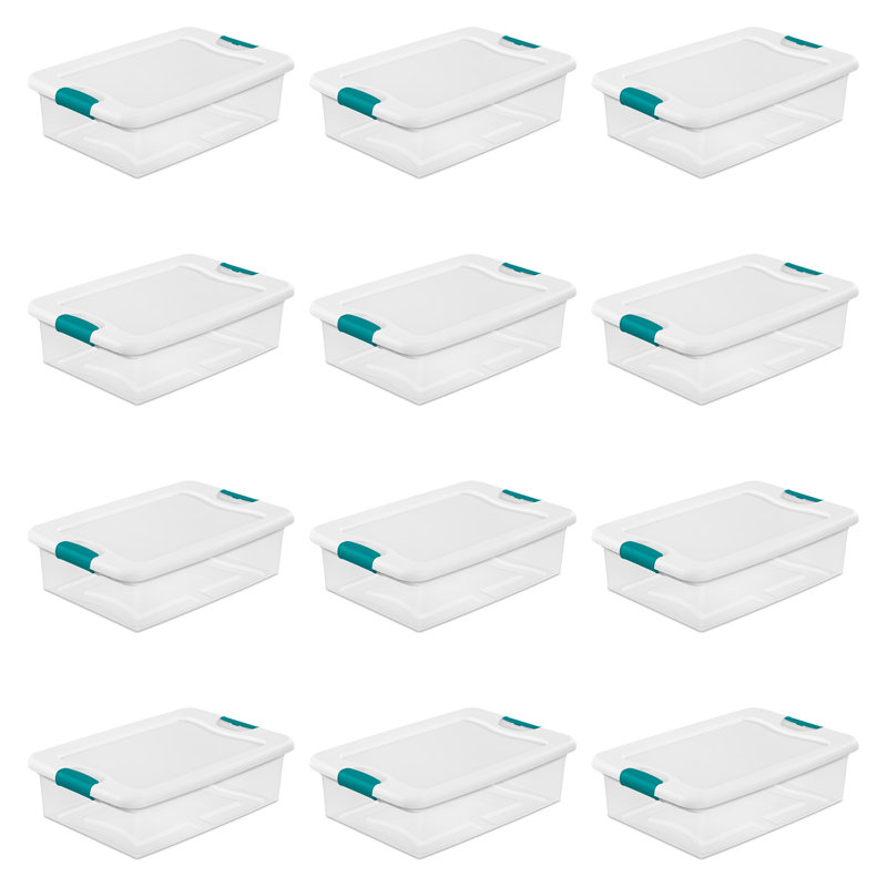Contenant de rangement empilable avec couvercle Sterilite