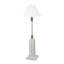 Cyndra - Lampe sur pied côtière en polyrésine 63 po - Finition blanche-1406123231