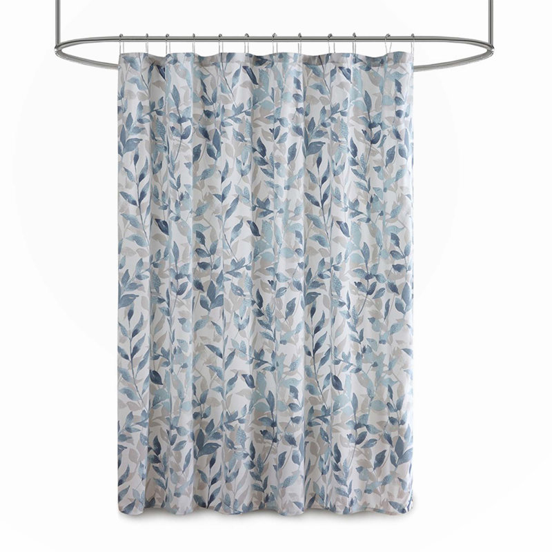 Botanical Printed Shower Curtain 1PCS